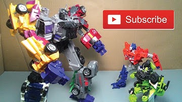 Transformers Combiner Wars stop motion : Attack of the Stunticons