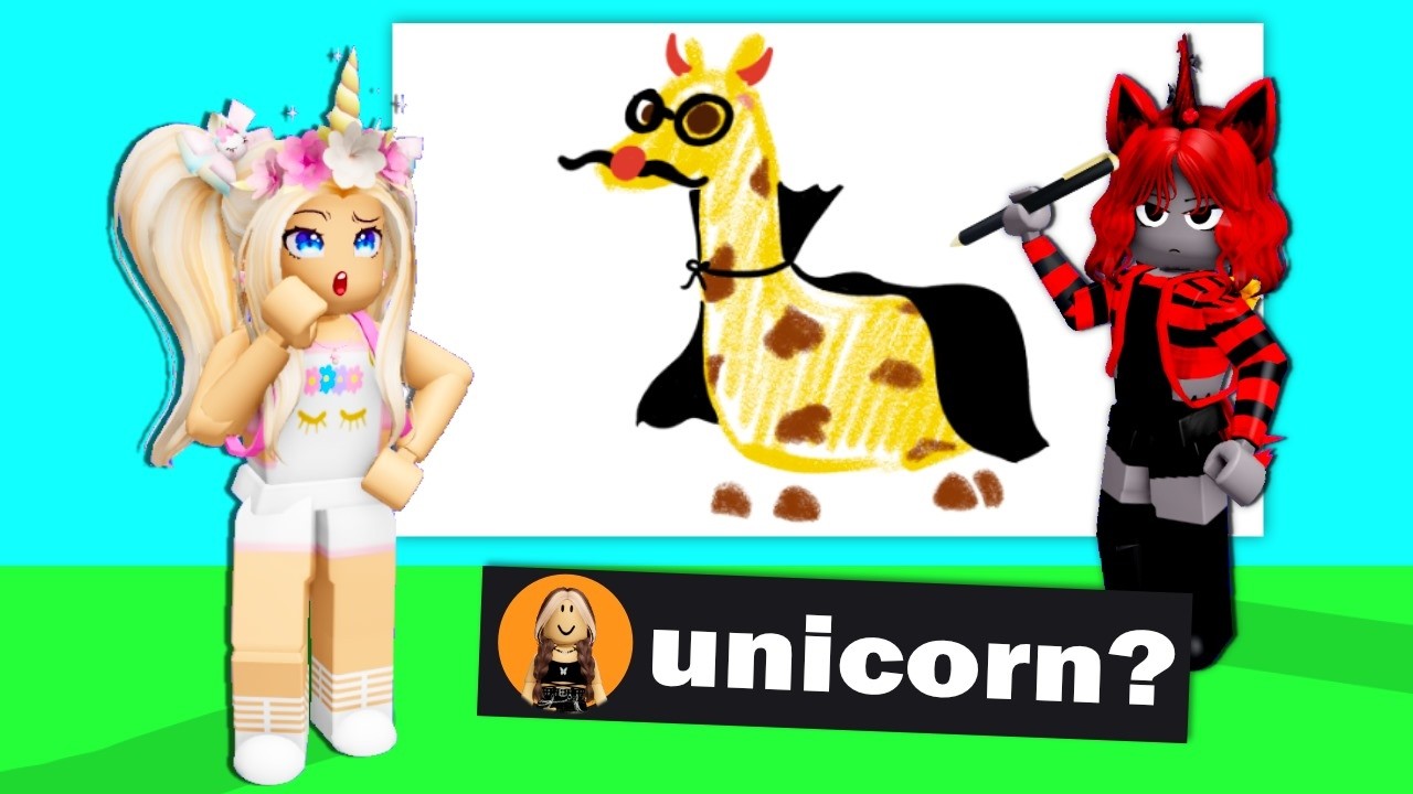 Guess The SABOTAGED Pet Drawing To Get It For FREE In Adopt Me! (Roblox)