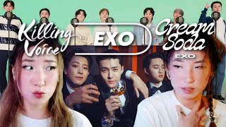 EXO 엑소 'Cream Soda' MV + Killing Voice! Growl, MAMA, Butterfly Girl, and more songs! 🎆 REACTION