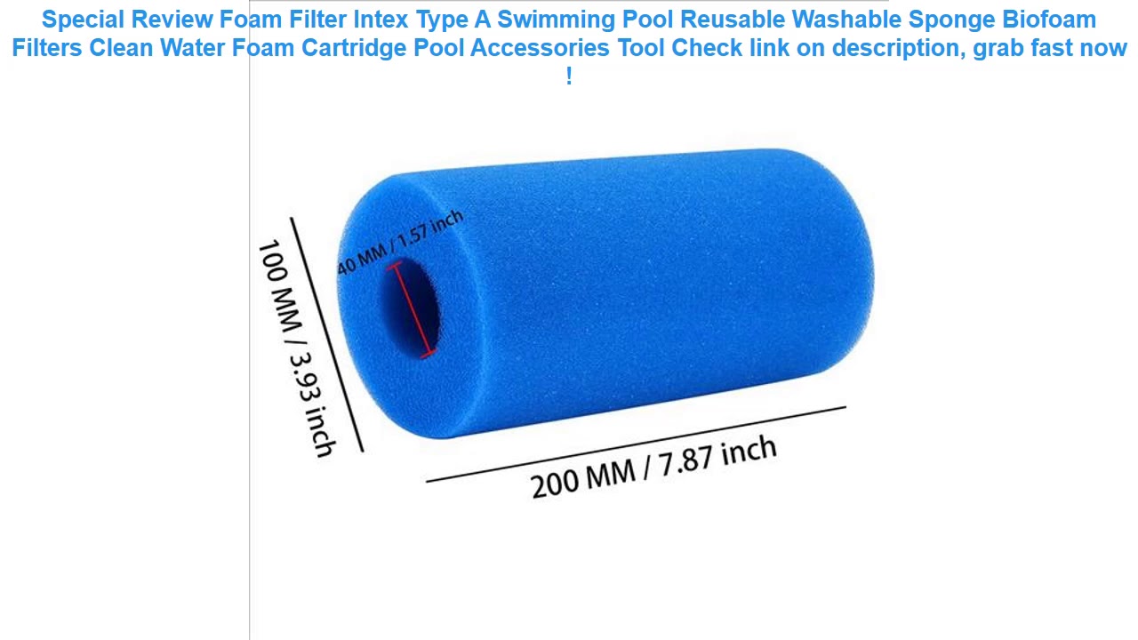 2p Reusable Washable Swimming Pool Filter Foam Sponge Cartridge For Intex Type A 2p Reusable Washable Swimming Pool Filter Foam Sponge Cartridge For Intex Type A