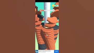 Stack Ball Leval 68 Gameplay Walkthrough (iOS, Android) #shorts, #Shorts