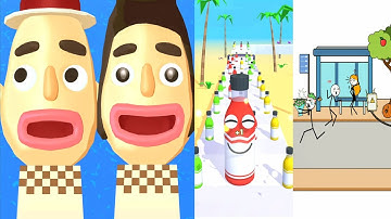 Sandwich Runner 🆚 Juice Run 🆚 Thief Puzzle - All Level Gameplay Walkthrough (Android IOS) Ep - 176