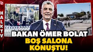 Sosyal Medyanin Di̇li̇ne Düştü Bakan Ömer Bolat Boş Koltuklara Böyle Seslendi Görenler Inanamadı
