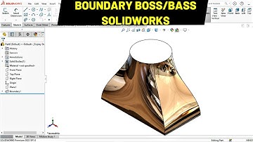 SOLIDWORKS Tutorial Boundary Boss and Lofted Boss