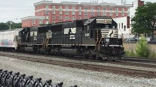 Morning trains in Altoona, PA