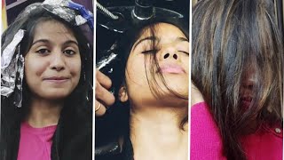 Hair colour highlights | Step by Step Hair colour | Complete Hair colour video | #Shorts