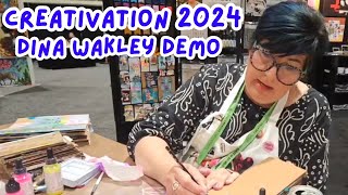 Creativation 2024 - Dina Wakley Demo (NEW NEONS)