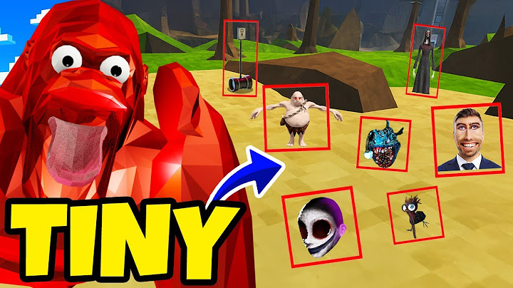 I made EVERY MONSTER TINY in Animal Company...