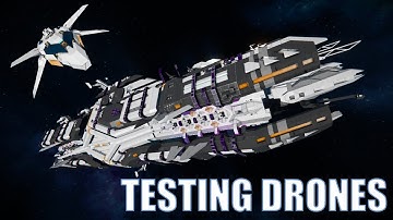 Testing Drone Warfare in Space Engineers