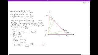 Vector Sum of a Series along the Hopotenuse of a Right Triangle