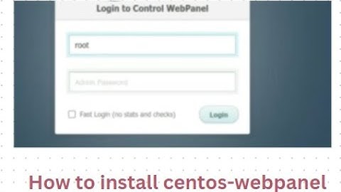 How to install centos-webpanel into a new vps server