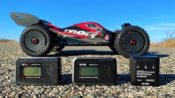 The Best GPS? Will They Measure the Same? SkyRC Speed Meters & Arrma Typhon 4S RC Car Speed Test!