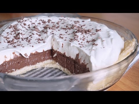 French Silk Chocolate Pie 프렌치 초콜릿 실크파이 | SweetHailey