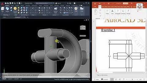 AutoCAD 3D tutorials Lesson 19 (PROPELLER SHAFT ASSM PART 2)