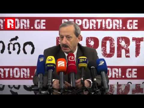 ვახტანგ ხმალაძე \"რეპორტიორის\" პრესკლუბში