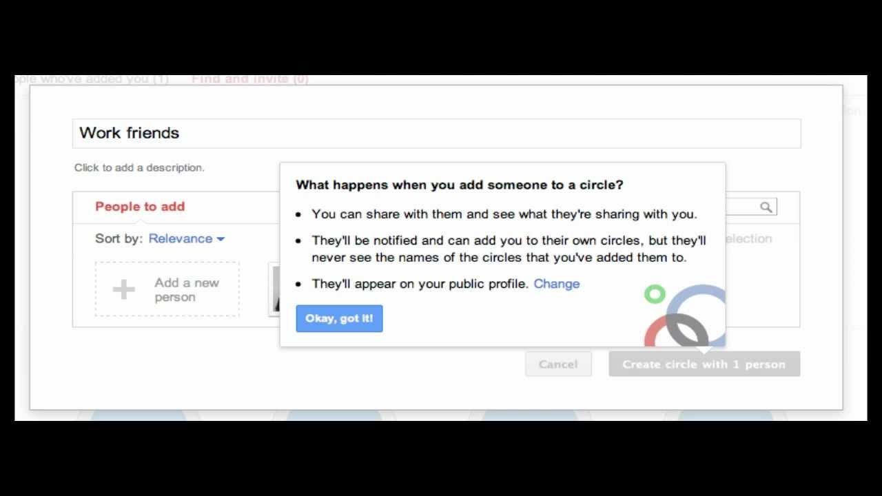 How to use Google+ Circles