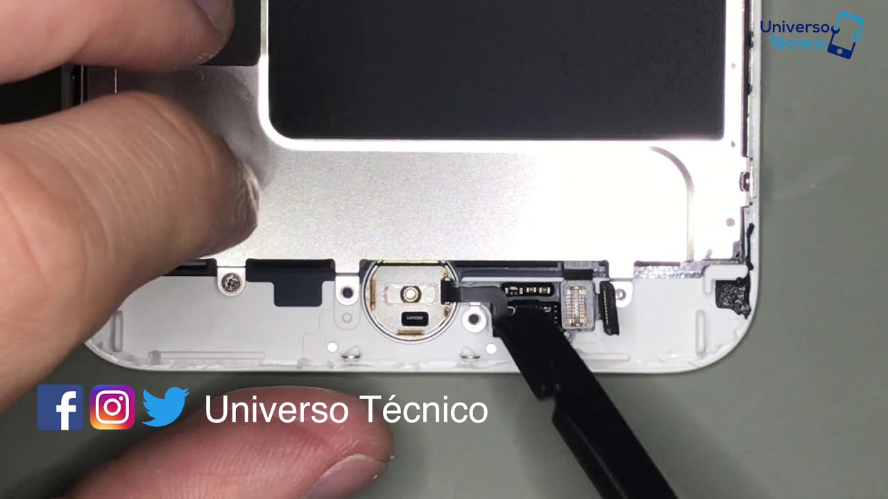 Como Consertar Trocar Bot o Flat Home Touch ID IPhone 8 Plus YouTube