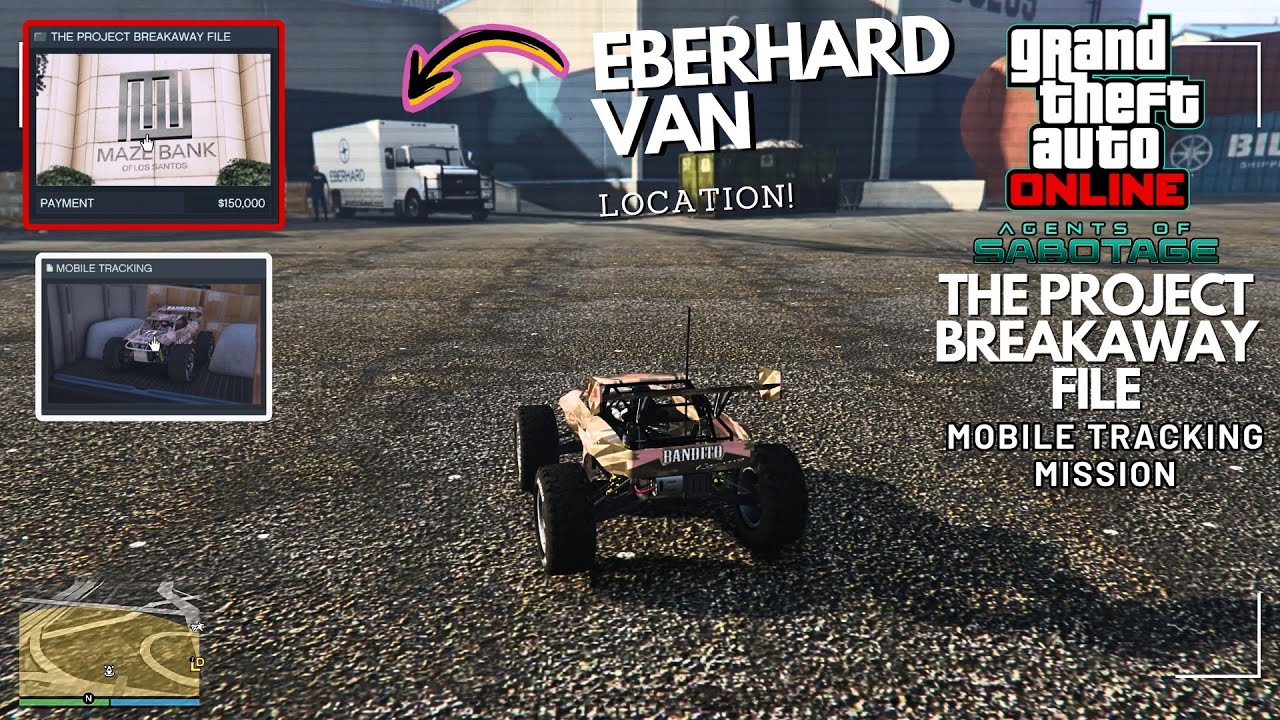 THE PROJECT BREAKAWAY FILE- Mobile Tracking Mission - GTA ONLINE| The ...