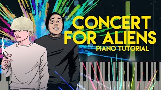 Machine Gun Kelly -  Concert For Aliens | Piano Tutorial