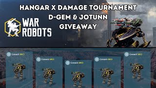 War Robots Hangar X livestream Competition, D-Gem & Jotunn Giveaway