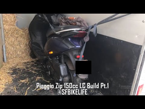 Zip 150cc LC Build Pt.1(+FIRST RIDE)