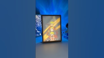 Naruto Uzumaki Anime LED Light Painting, Illuminating the Spirit of the Ninja Way! #naruto #gift