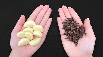 I will die without knowing it! Mix garlic with cloves and never spend money at the market