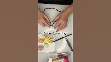 #Handmade Come make snake earrings with me! #snakes #earrings #handmadeearrings