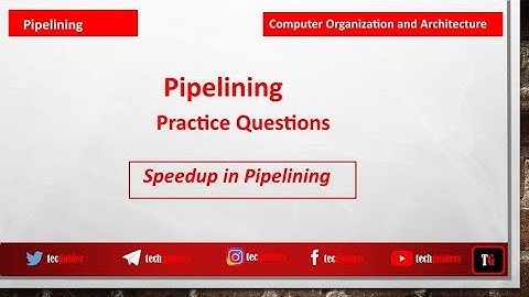 Practice Question|Speedup in Pipelining