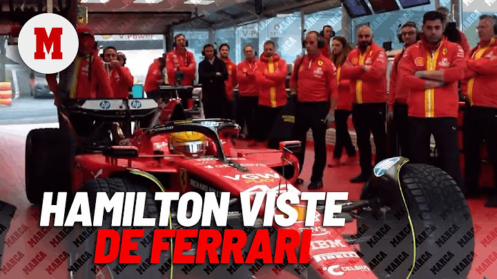 Hamilton ya luce los colores de Ferrari I MARCA