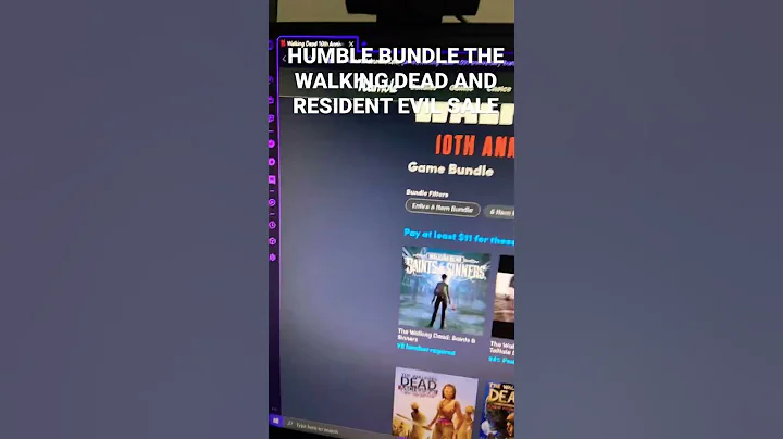 Humble Bundle TWD and RE deal! Act quick! #shorts