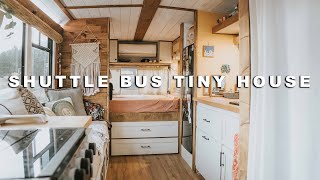 Shuttle Bus Tiny House Tour
