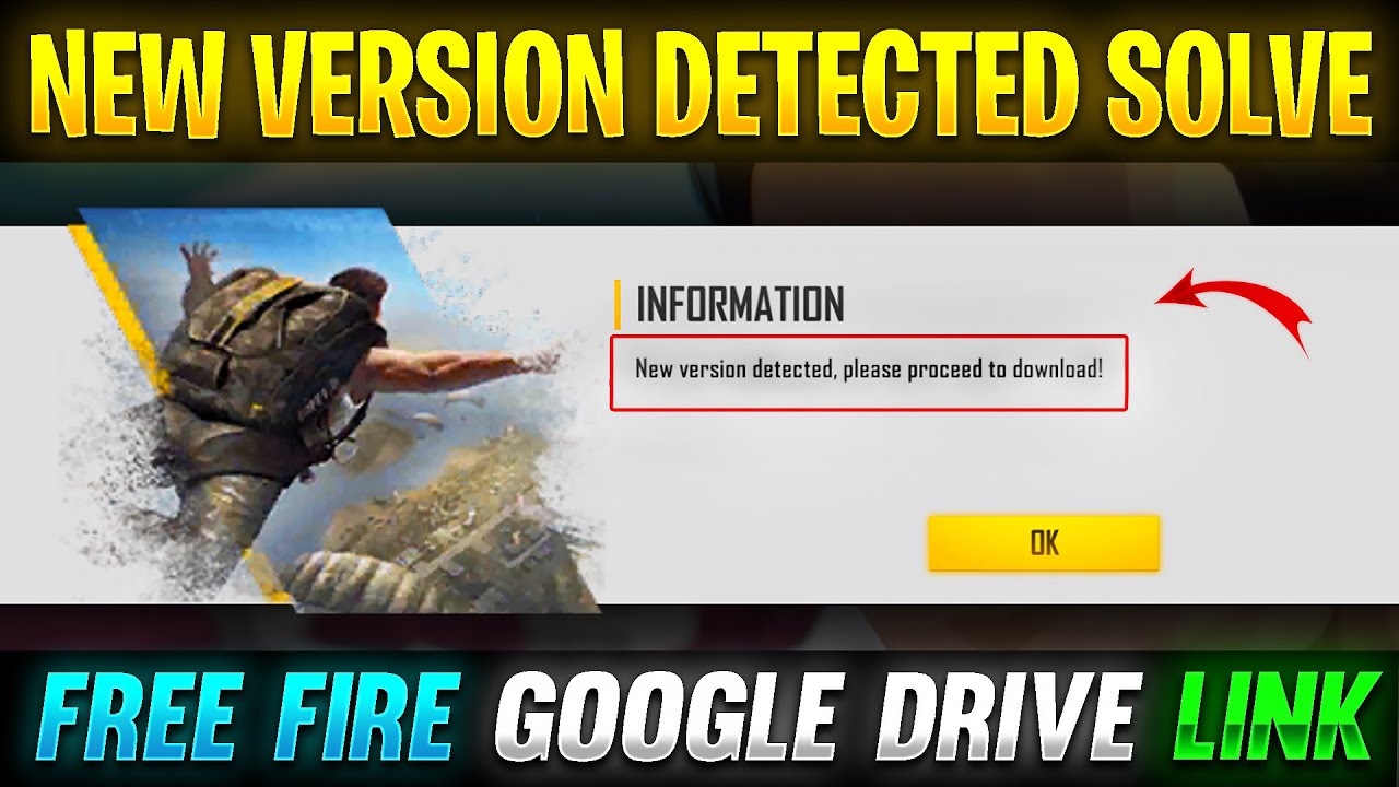 Free fire new version detected problem solve in free fire | How to fix new version detected problem