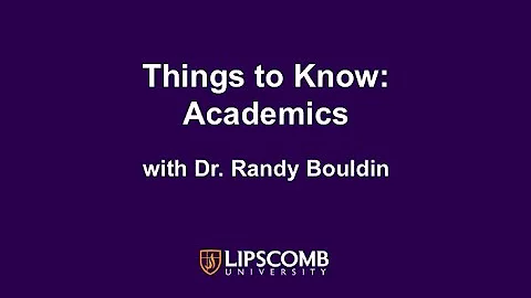 Things to Know: Academics
