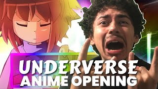 BEST UNDERVERSE OPENING! | The Underverse Opening but I added vocals (full) REACTION!
