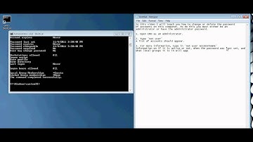 CMD Administrator Password Hack