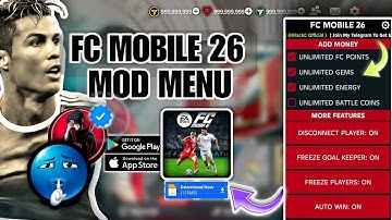 FC MOBILE MOD MENU V26.1.02 ✅ Unlimited Money, Fc Points | FC MOBILE MOD APK 2025