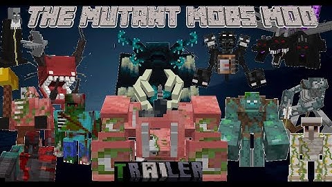 New mutant mobs mod minecraft 1.20.1 official trailer