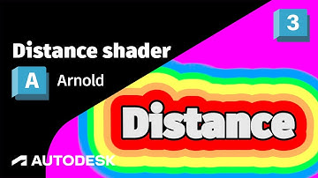 Arnold Tutorial - How to use the Distance shader in MAXtoA