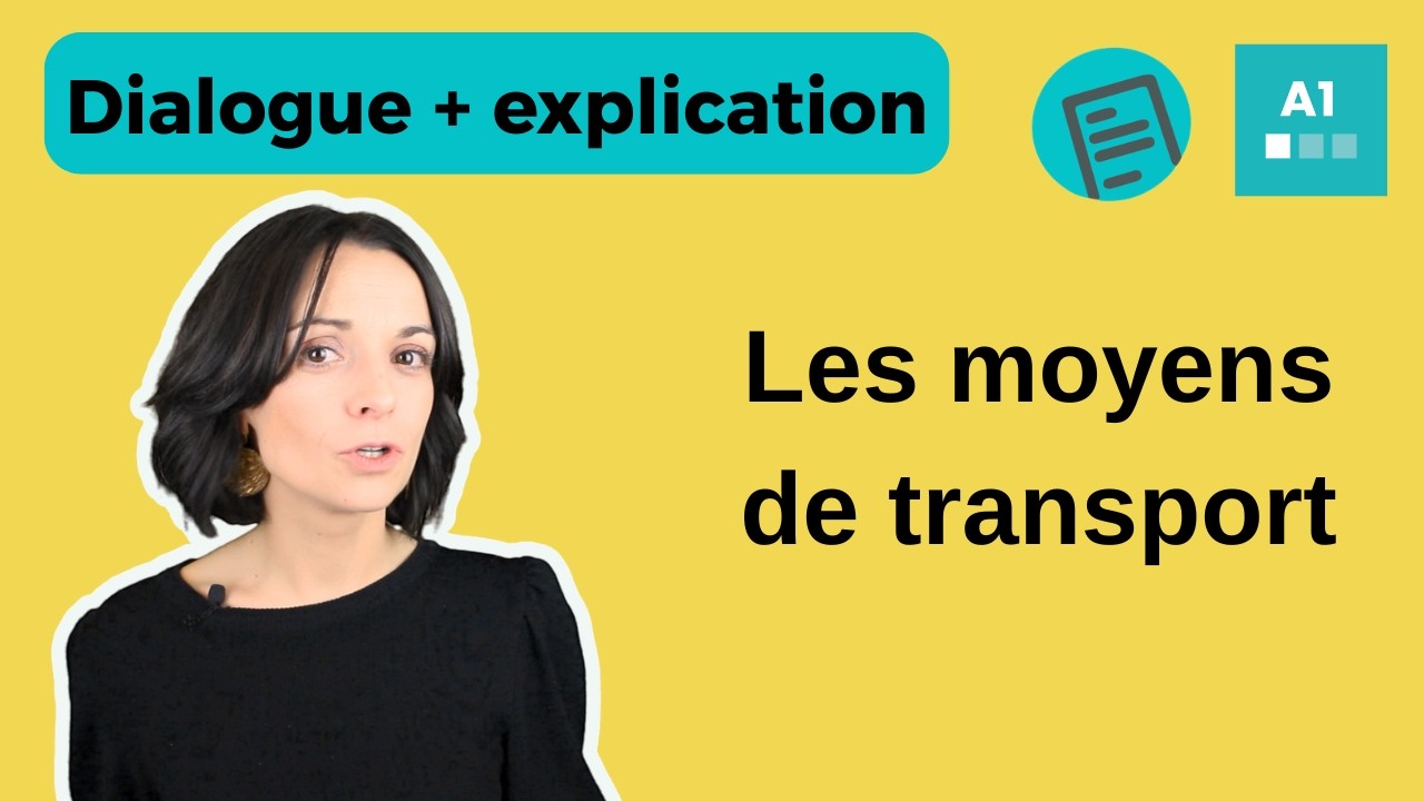 Les moyens de transport - Français pour débutants A1 - YouTube