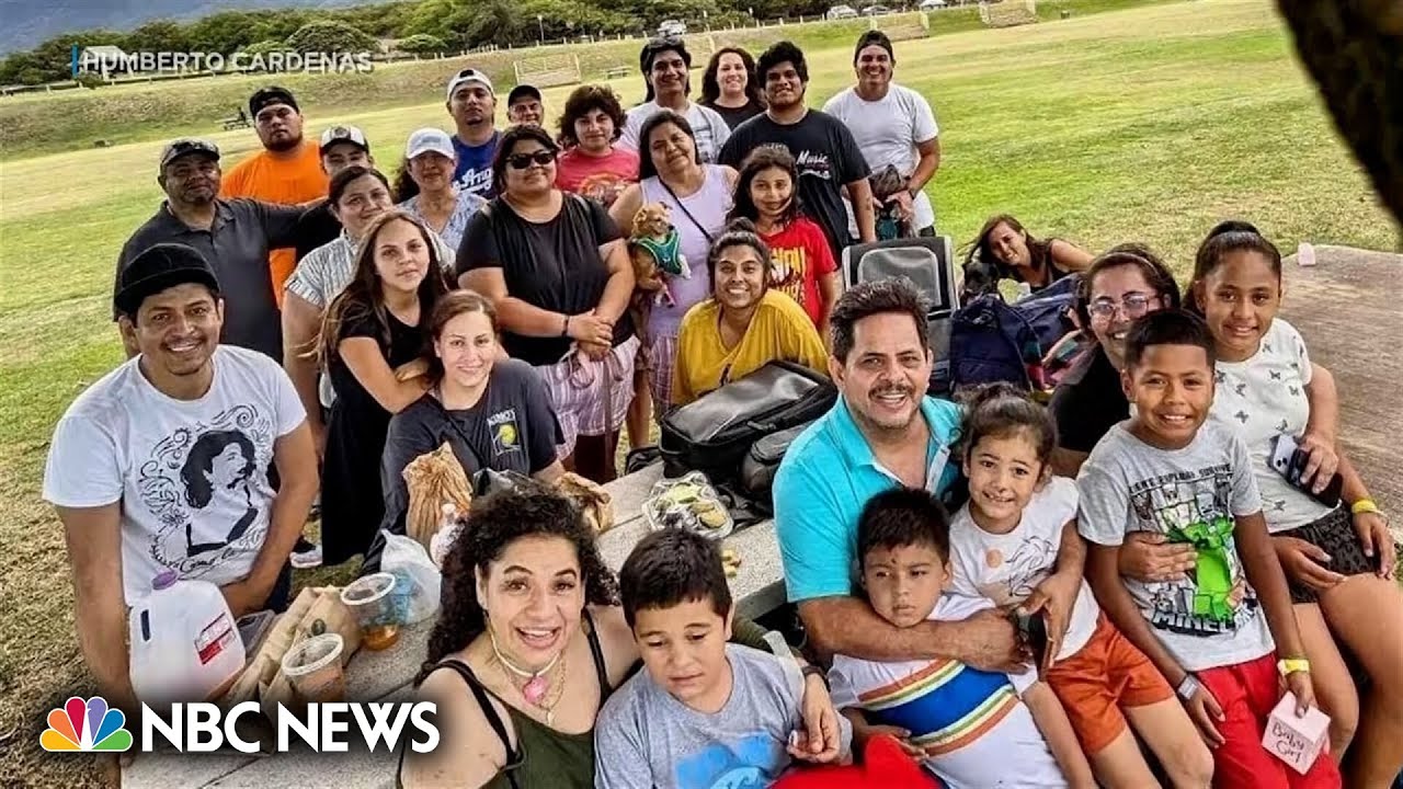 Family of 15 escapes ‘raining fire’ in Lahaina