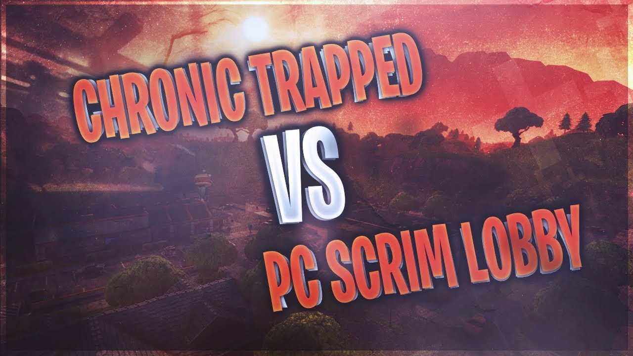 Solo PC Scrim Win | Chronic Trapped vs PC Scrim Players (Fortnite Battle Royale)