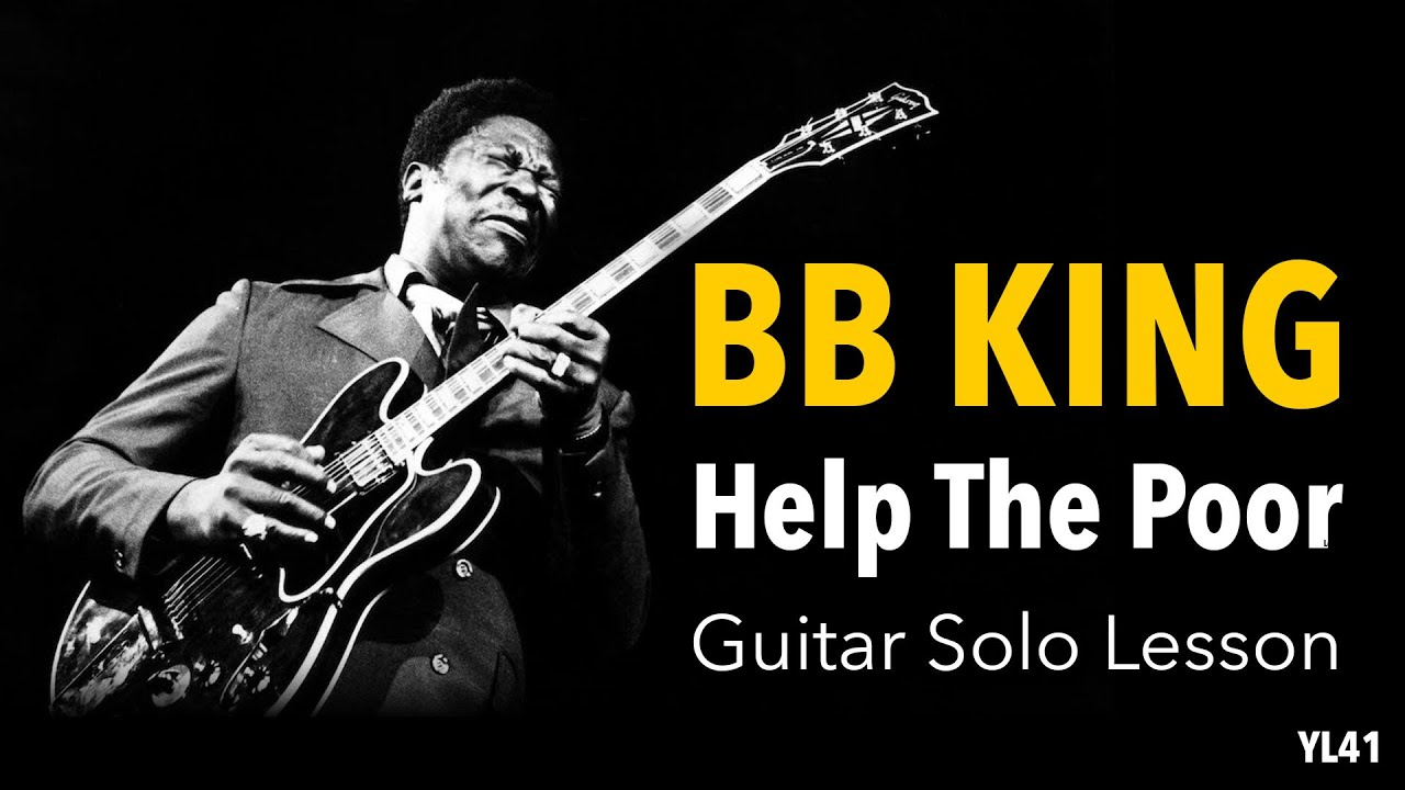 BB King Help The Poor - guitar solo lesson
