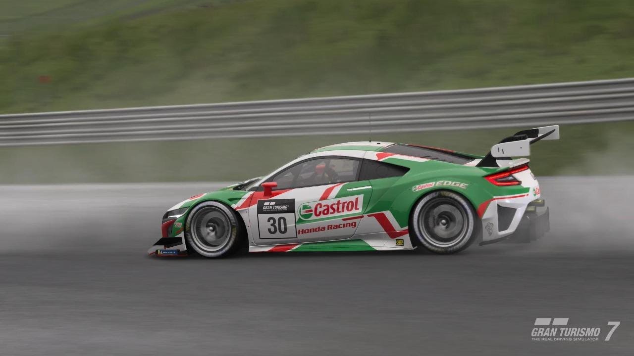 グランツーリスモ 7より富士スピードウェイを走るNSX Gr3