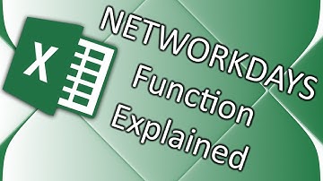 How to use NETWORKDAYS Function in Excel 2016