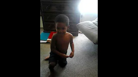 My 3 year old nephew break dancing