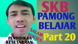 Soal SKB CPNS Pamong Belajar, Pendidikan Kesetaraan