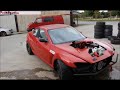 crazy swap mazda rx8 white cummins 6bt 5,9l turbo disel