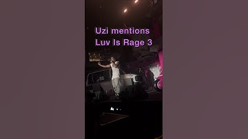 "LUV IS RAGE 3" IS COMING! #shorts #liluzivert