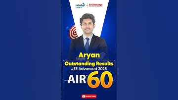 Aryan AIR 60 in JEE Advanced 2025 | JEE Topper Preparation Strategy | #shorts #jeeadvancedresult